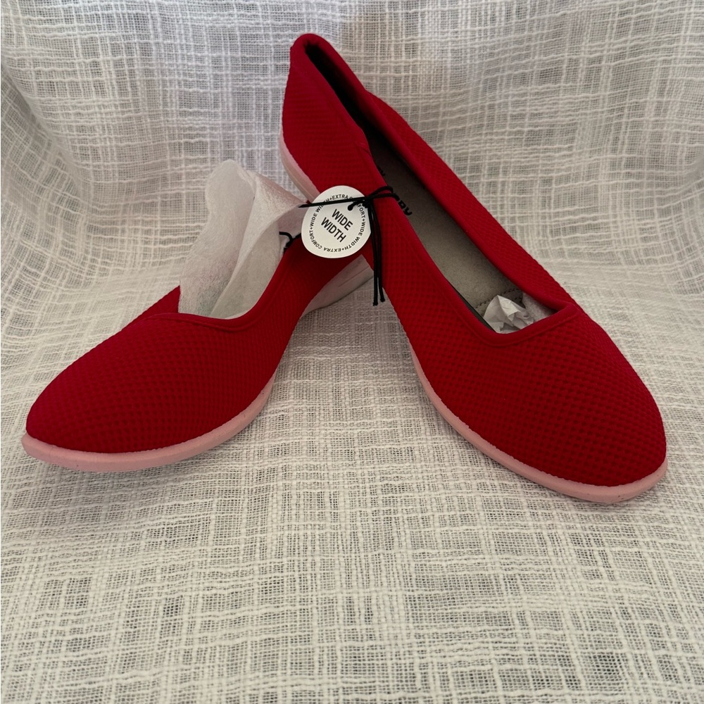 Red Slip On By Launday Womens Shoes - Picture 4 of 4